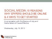 Social Media Webinar