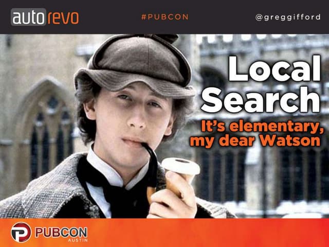 Local Search - It's Elementary, My ...